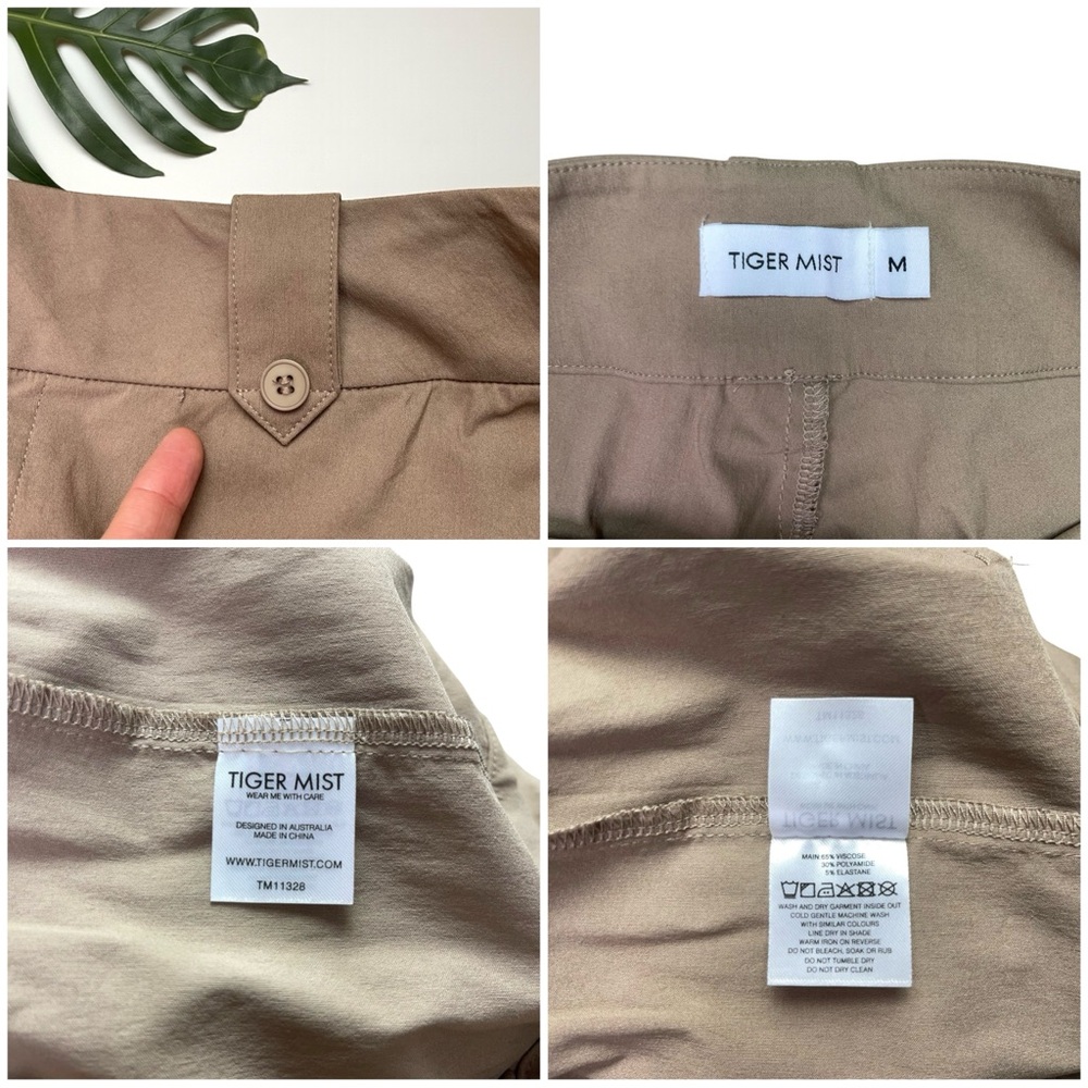 🆕 Tiger Mist Kittie High Rise Pant in Beige - Picture 10 of 10